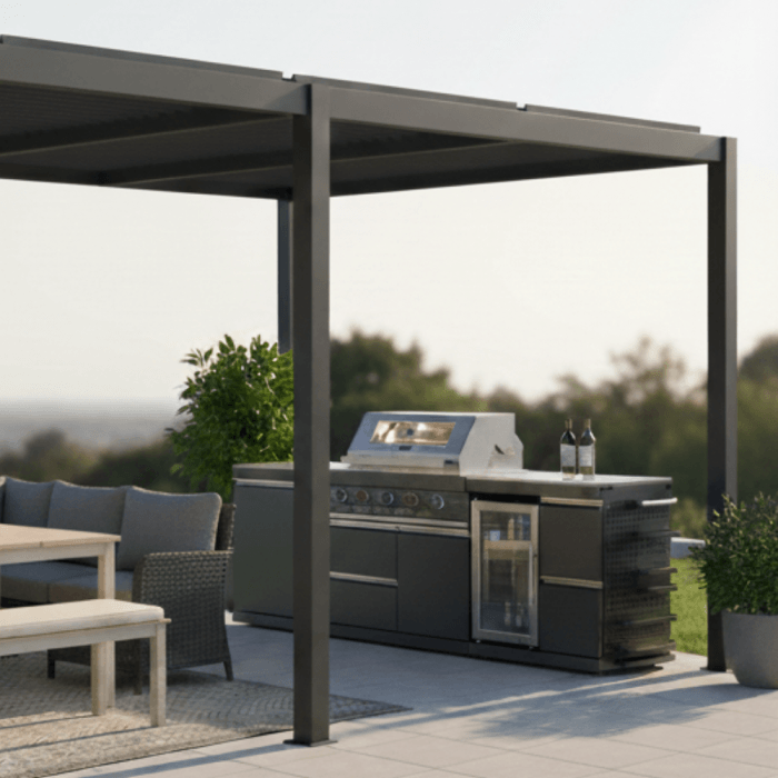 Gasgrill Udendørs Køkken GB411A Grillbord & Køleskab
