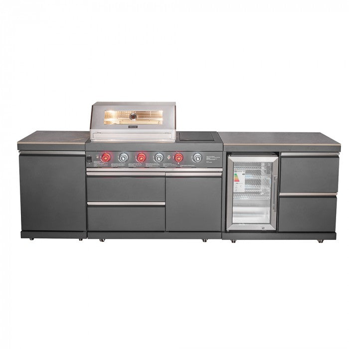 Gasgrill Udendørs Køkken GB411A Grillbord & Køleskab