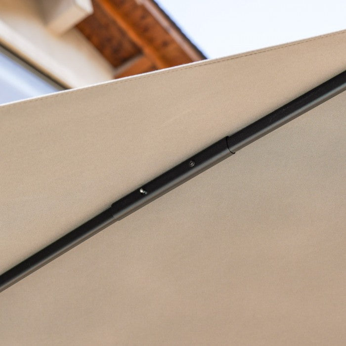 Haveparasol Ribben beige 3x4m