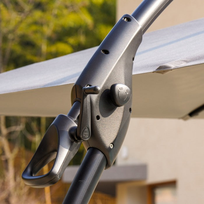 Haveparasol Ribben beige 3x4m