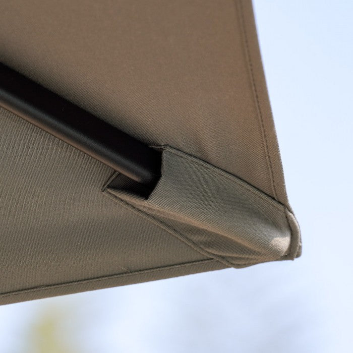 Haveparasol Ribben beige 3x4m