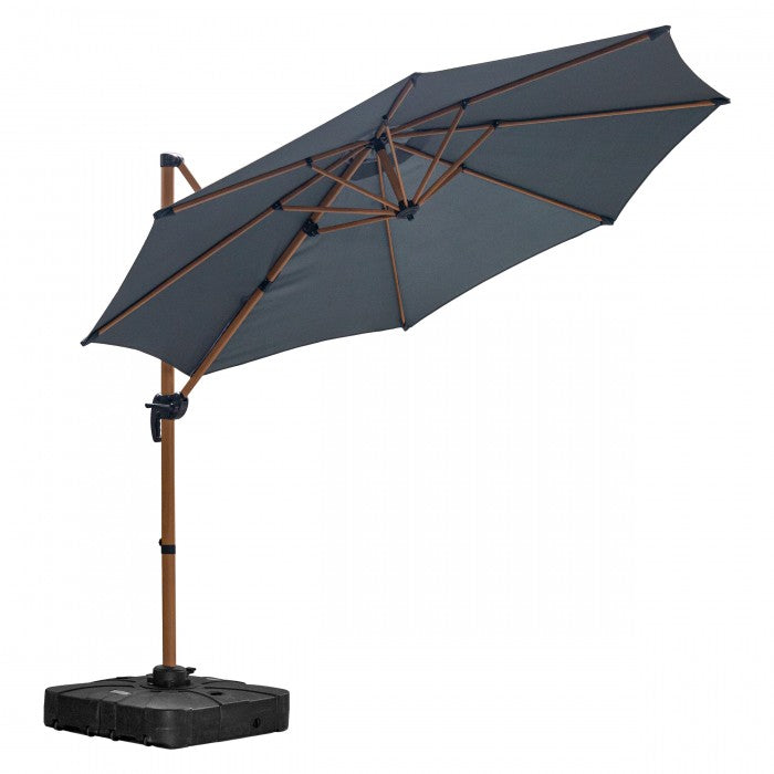 Roma S rund haveparasol antracit 3m