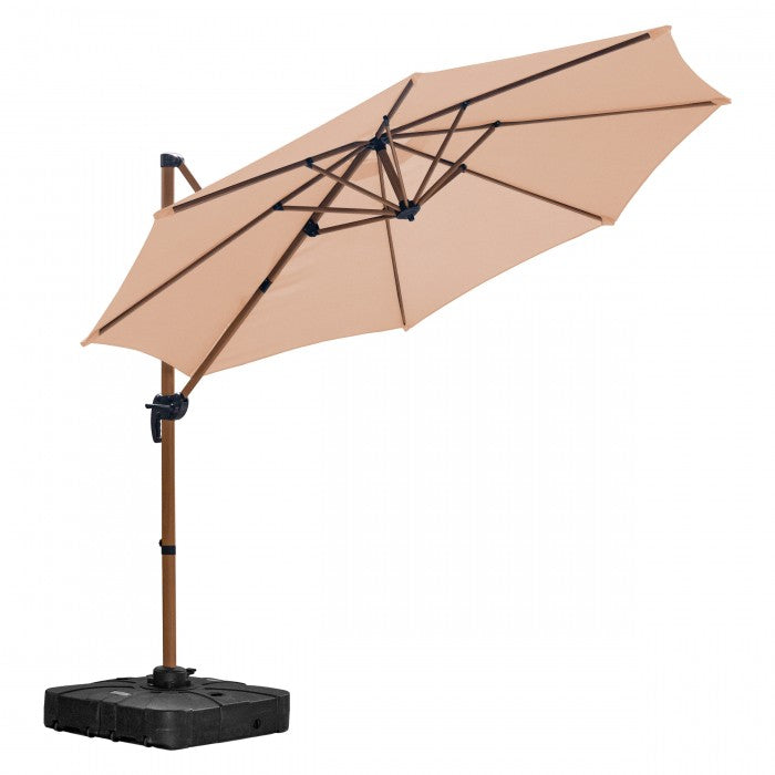 Roma S rund haveparasol beige 3m