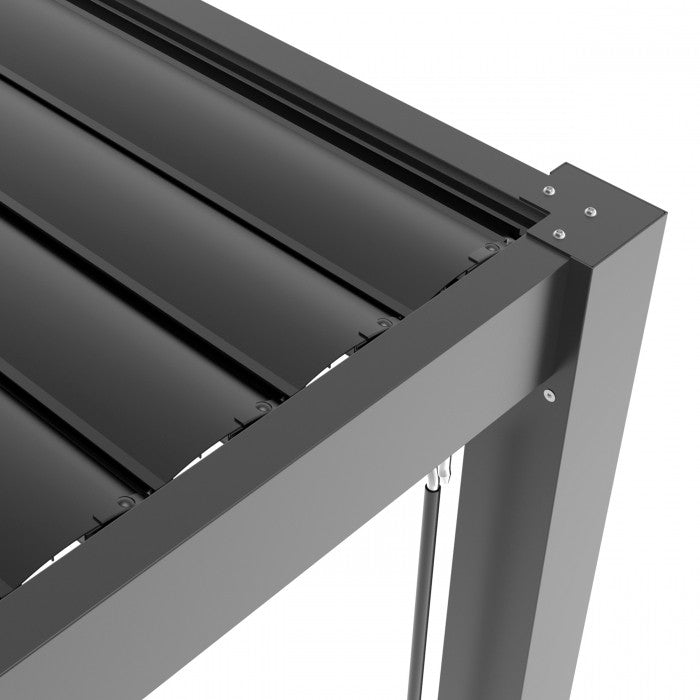 Pergola 3x4m Sort