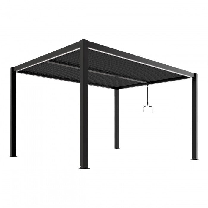 Pergola 3x4m Sort