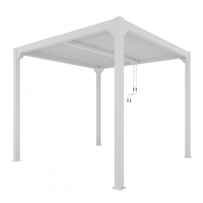 Pergola 4x4m hvid