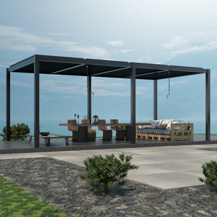 Pergola 5,8x3m sort
