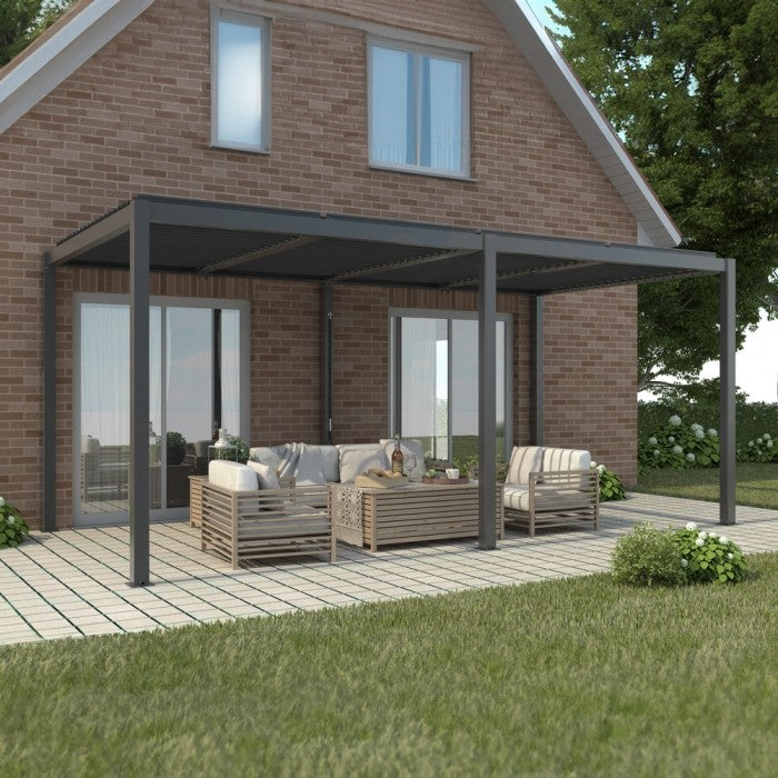 Pergola 5,8x3m sort