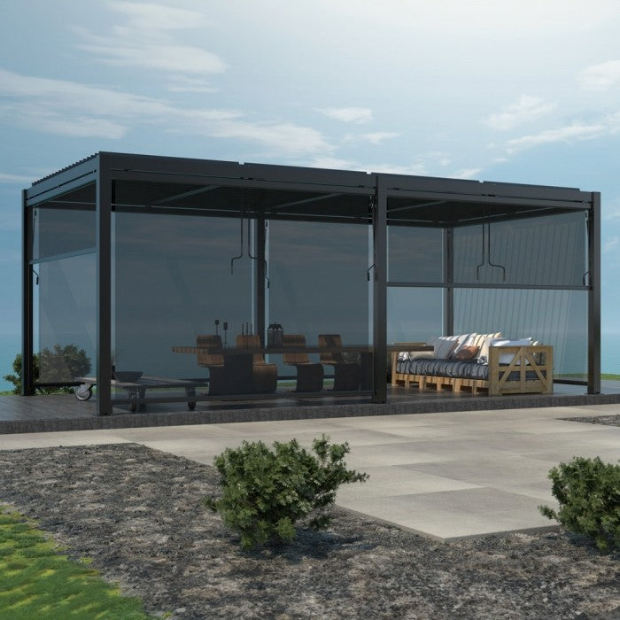 Pergola 5,8x3m sort