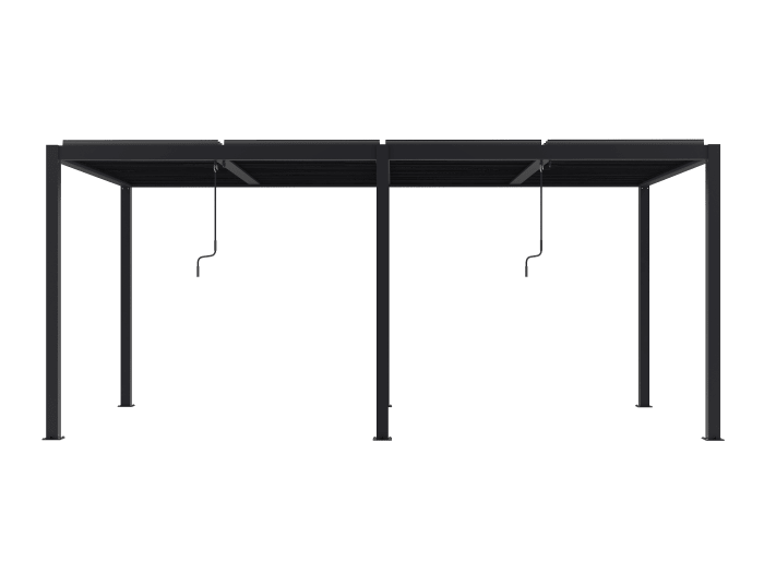 Pergola 5,8x3m sort