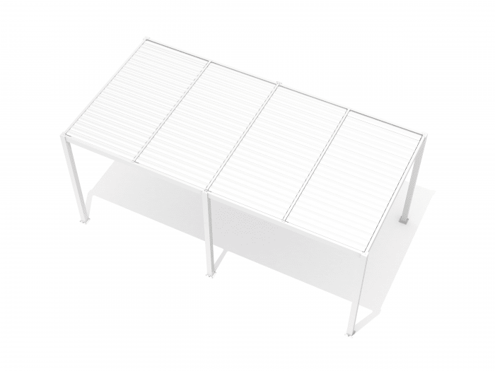 Pergola 5,8x3m hvid