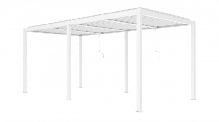 Pergola 5,8x3m hvid