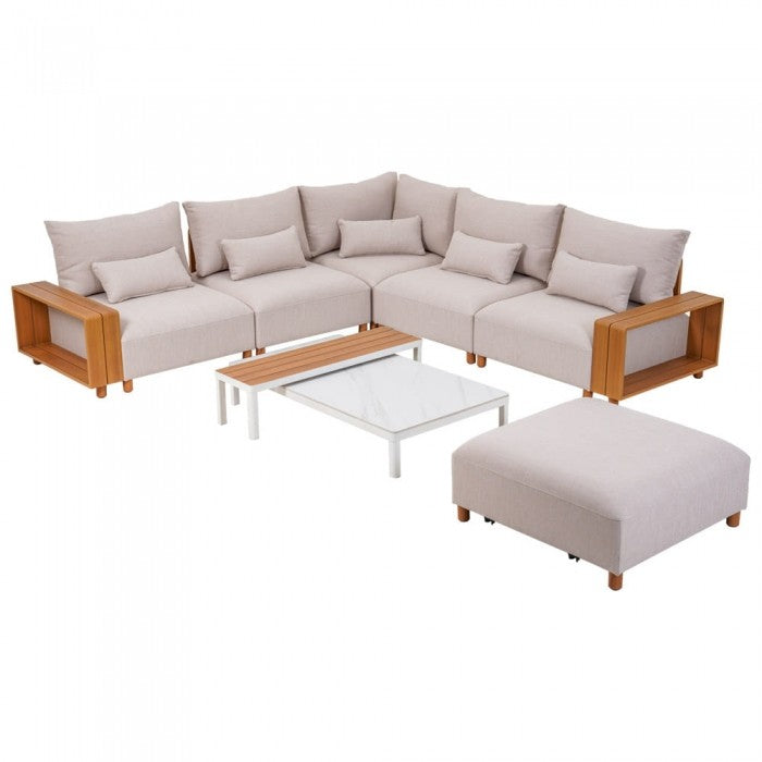 KALEM beige loungemøbler